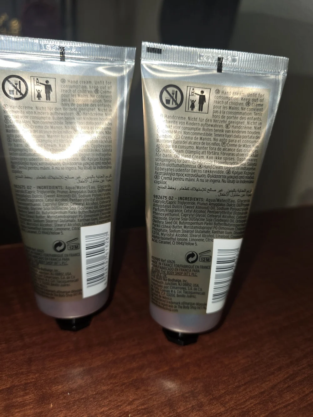 The Body Shop Shea Hand Cream - Green and Cream